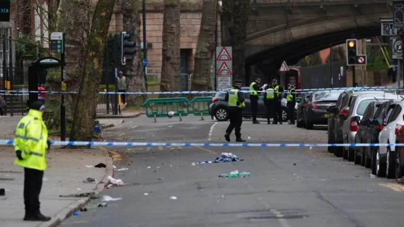 Man arrested after car hits seven people in Derby